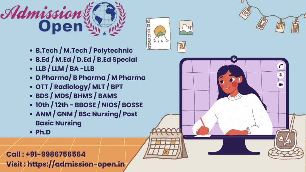 Admission open courses